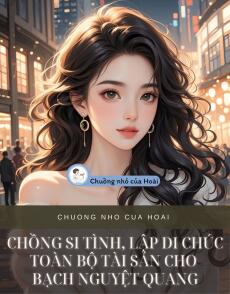 CHỒNG SI TÌNH, LẬP DI CHÚC TOÀN BỘ TÀI SẢN CHO BẠCH NGUYỆT QUANG