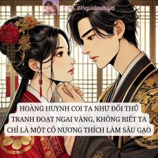 HOÀNG HUYNH COI TA NHƯ ĐỐI THỦ TRANH ĐOẠT NGAI VÀNG, KHÔNG BIẾT TA CHỈ LÀ MỘT CÔ NƯƠNG THÍCH LÀM SÂU GẠO