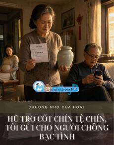 HŨ TRO CỐT CHÍN TỆ CHÍN, TÔI GỬI CHO NGƯỜI CHỒNG BẠC TÌNH